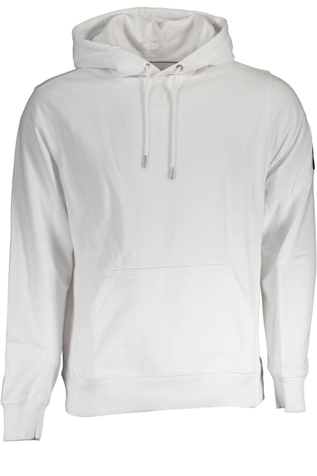 CALVIN KLEIN MEN'S ZIP-UP SWEATSHIRT WHITE