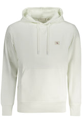 CALVIN KLEIN MEN'S ZIP-UP SWEATSHIRT WHITE
