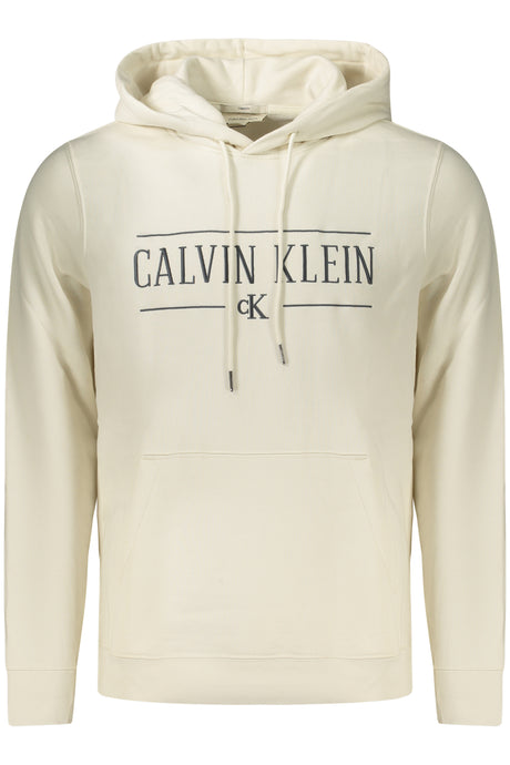 CALVIN KLEIN MEN'S ZIP-UP SWEATSHIRT WHITE