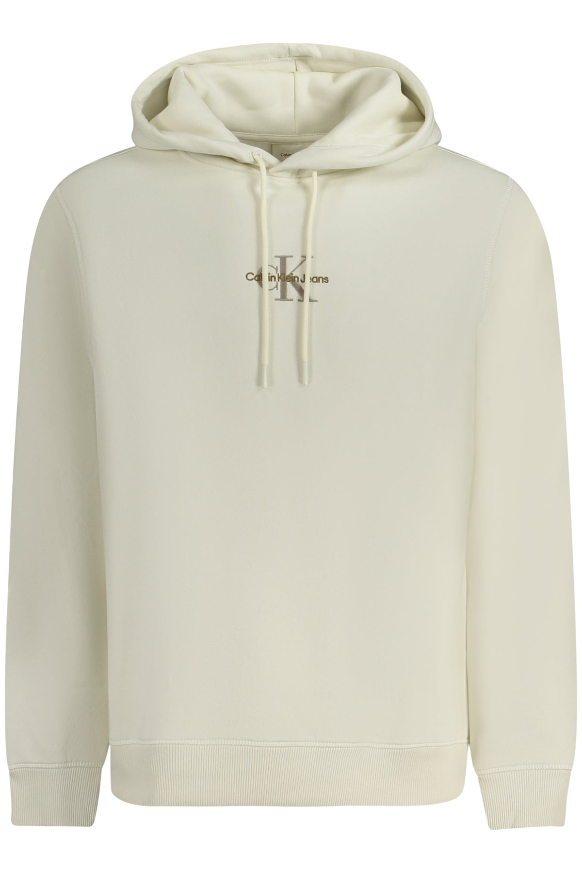 CALVIN KLEIN MEN'S ZIP-UP SWEATSHIRT WHITE