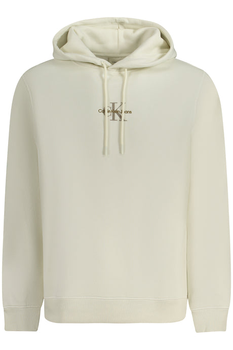 CALVIN KLEIN MEN'S ZIP-UP SWEATSHIRT WHITE