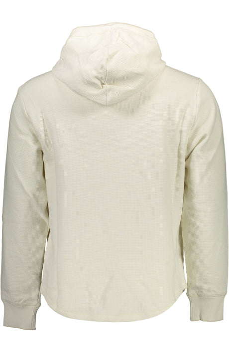 CALVIN KLEIN WHITE MEN'S SWEATSHIRT WITHOUT ZIP