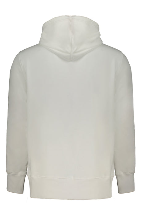 CALVIN KLEIN MEN'S WHITE ZIPLESS SWEATSHIRT
