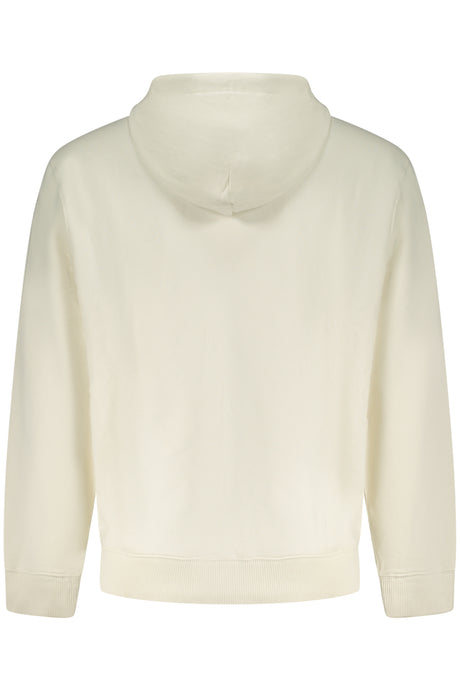 CALVIN KLEIN MEN'S ZIP-UP SWEATSHIRT WHITE