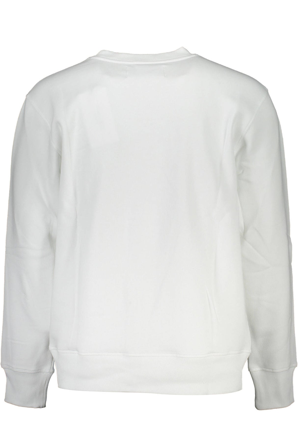 CALVIN KLEIN MEN'S WHITE ZIPLESS SWEATSHIRT