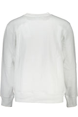 CALVIN KLEIN MEN'S WHITE ZIPLESS SWEATSHIRT