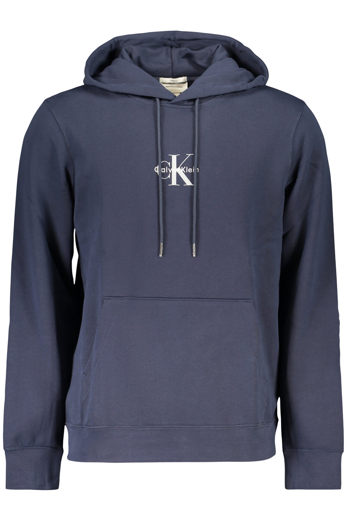 CALVIN KLEIN MEN'S BLUE ZIP-UP SWEATSHIRT