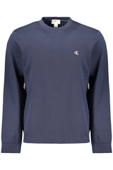 CALVIN KLEIN MEN'S BLUE ZIP-UP SWEATSHIRT