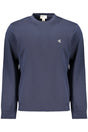 CALVIN KLEIN MEN'S BLUE ZIP-UP SWEATSHIRT