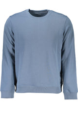 CALVIN KLEIN MEN'S BLUE ZIPLESS SWEATSHIRT