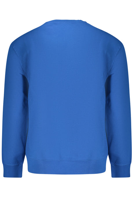 CALVIN KLEIN MEN'S BLUE ZIP-UP SWEATSHIRT