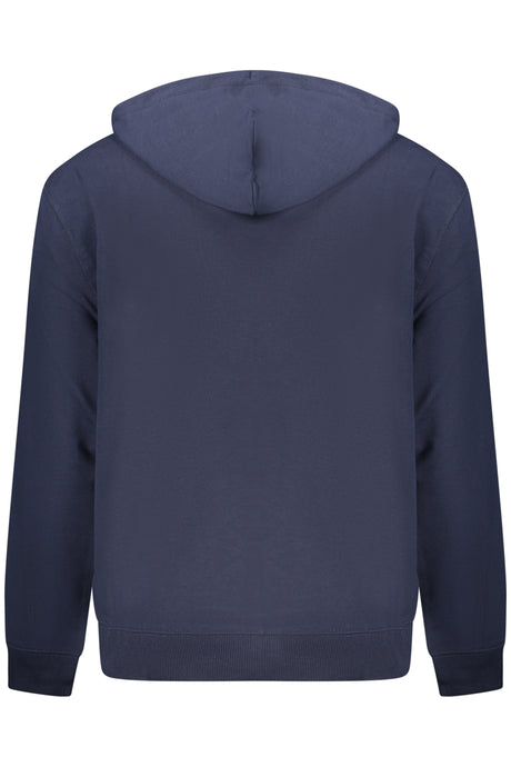 CALVIN KLEIN MEN'S BLUE ZIP-UP SWEATSHIRT