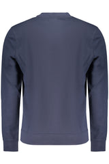 CALVIN KLEIN MEN'S BLUE ZIP-UP SWEATSHIRT