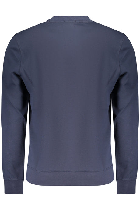 CALVIN KLEIN MEN'S BLUE ZIP-UP SWEATSHIRT