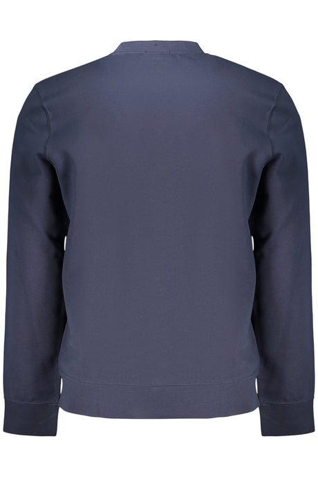 CALVIN KLEIN MEN'S BLUE ZIP-UP SWEATSHIRT