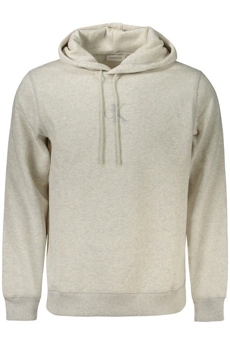 CALVIN KLEIN MEN'S ZIP-UP SWEATSHIRT GREY