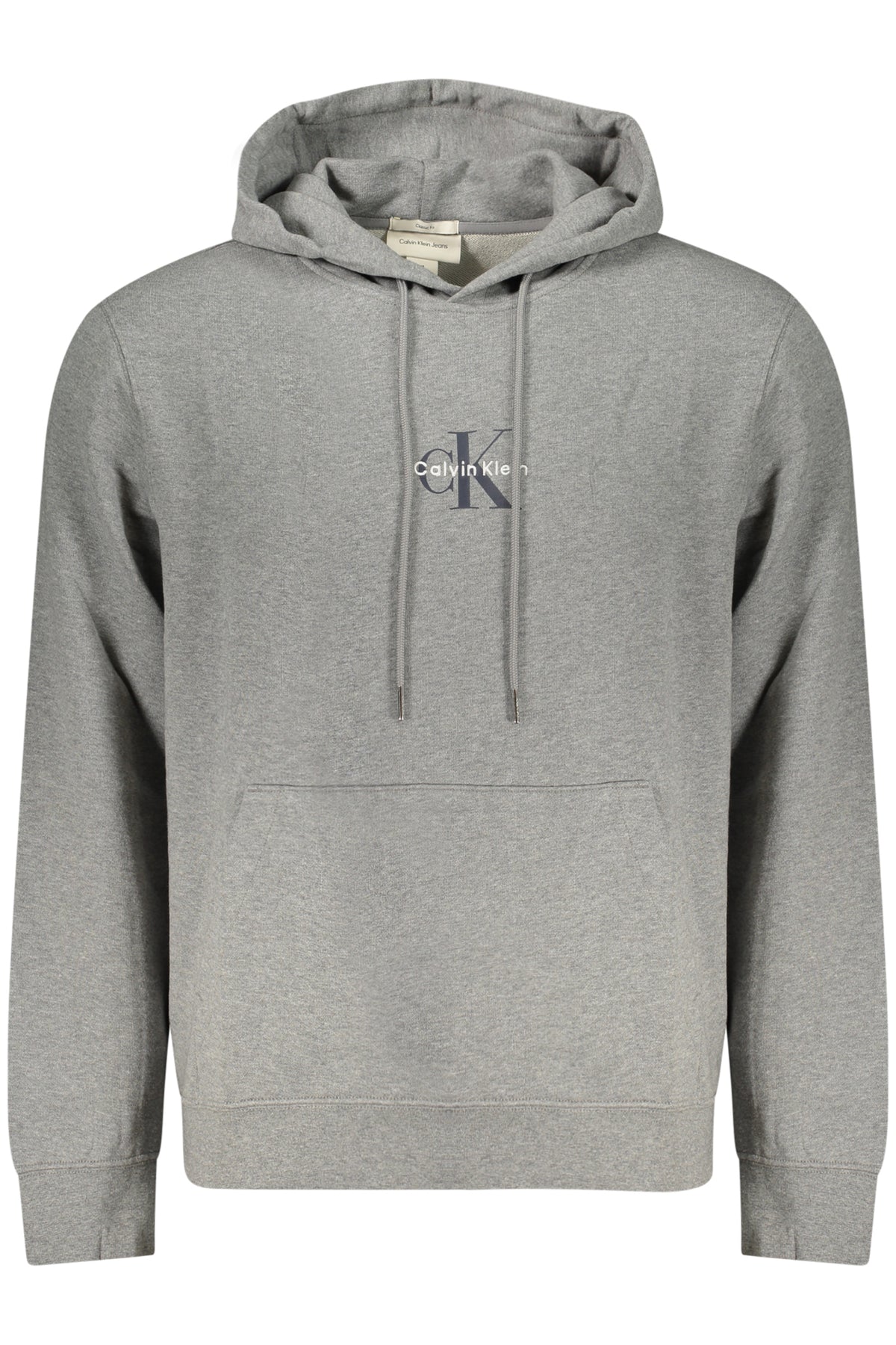 CALVIN KLEIN MEN'S GRAY ZIP-UP SWEATSHIRT