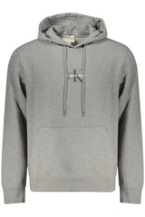 CALVIN KLEIN MEN'S GRAY ZIP-UP SWEATSHIRT