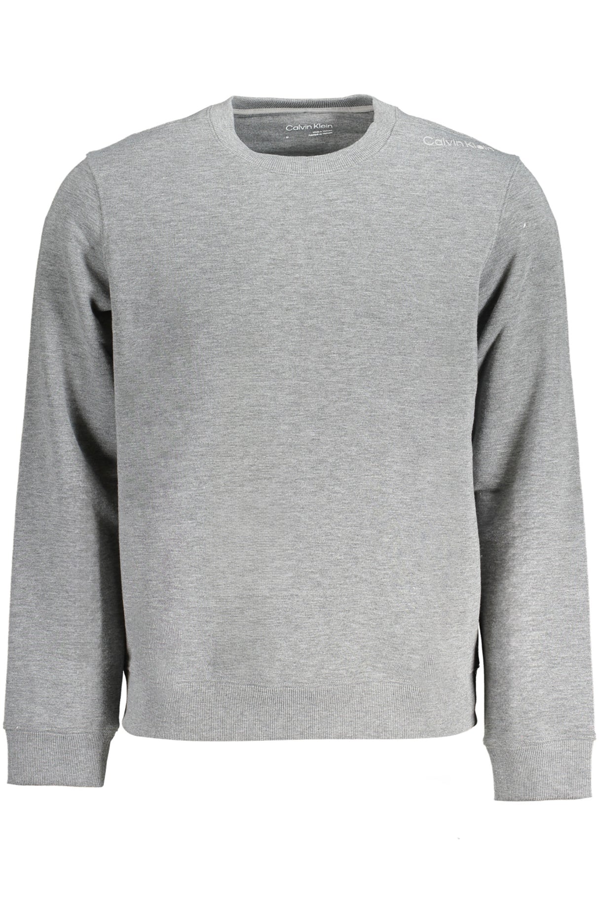 CALVIN KLEIN MEN'S ZIP-UP SWEATSHIRT GREY