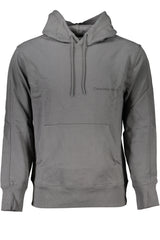 CALVIN KLEIN MEN'S GRAY ZIPLESS SWEATSHIRT