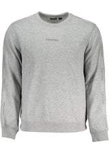 CALVIN KLEIN MEN'S GRAY ZIPLESS SWEATSHIRT