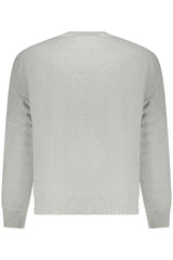 CALVIN KLEIN MEN'S GRAY ZIP-UP SWEATSHIRT