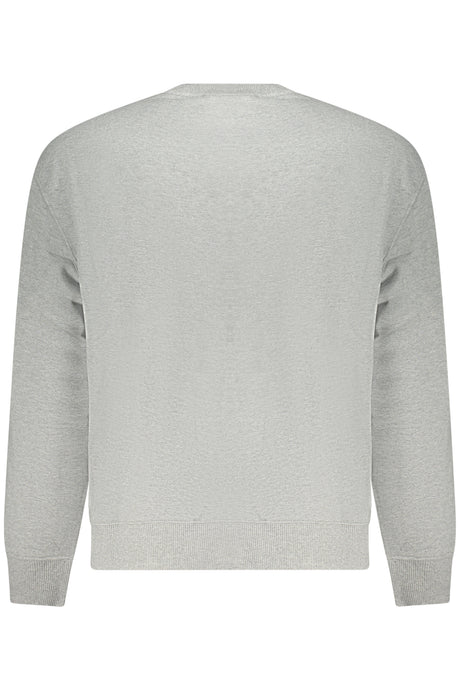 CALVIN KLEIN MEN'S GRAY ZIP-UP SWEATSHIRT