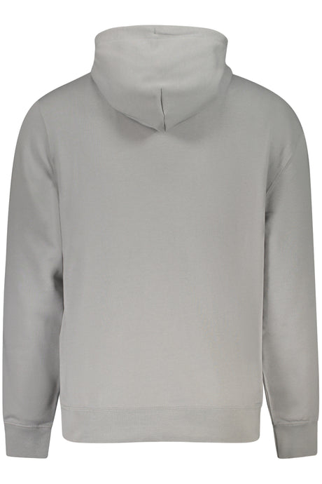 CALVIN KLEIN MEN'S GRAY ZIP-UP SWEATSHIRT