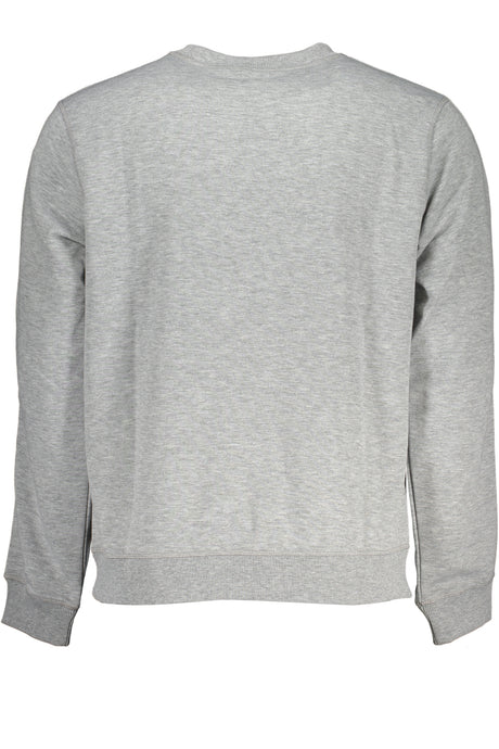 CALVIN KLEIN MEN'S GRAY ZIPLESS SWEATSHIRT