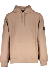 CALVIN KLEIN SWEATSHIRT WITHOUT ZIP MAN BROWN