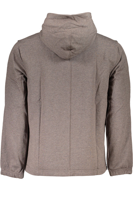 CALVIN KLEIN MEN'S BROWN ZIPLESS SWEATSHIRT