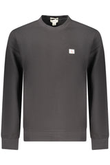 CALVIN KLEIN MEN'S BLACK ZIP-UP SWEATSHIRT