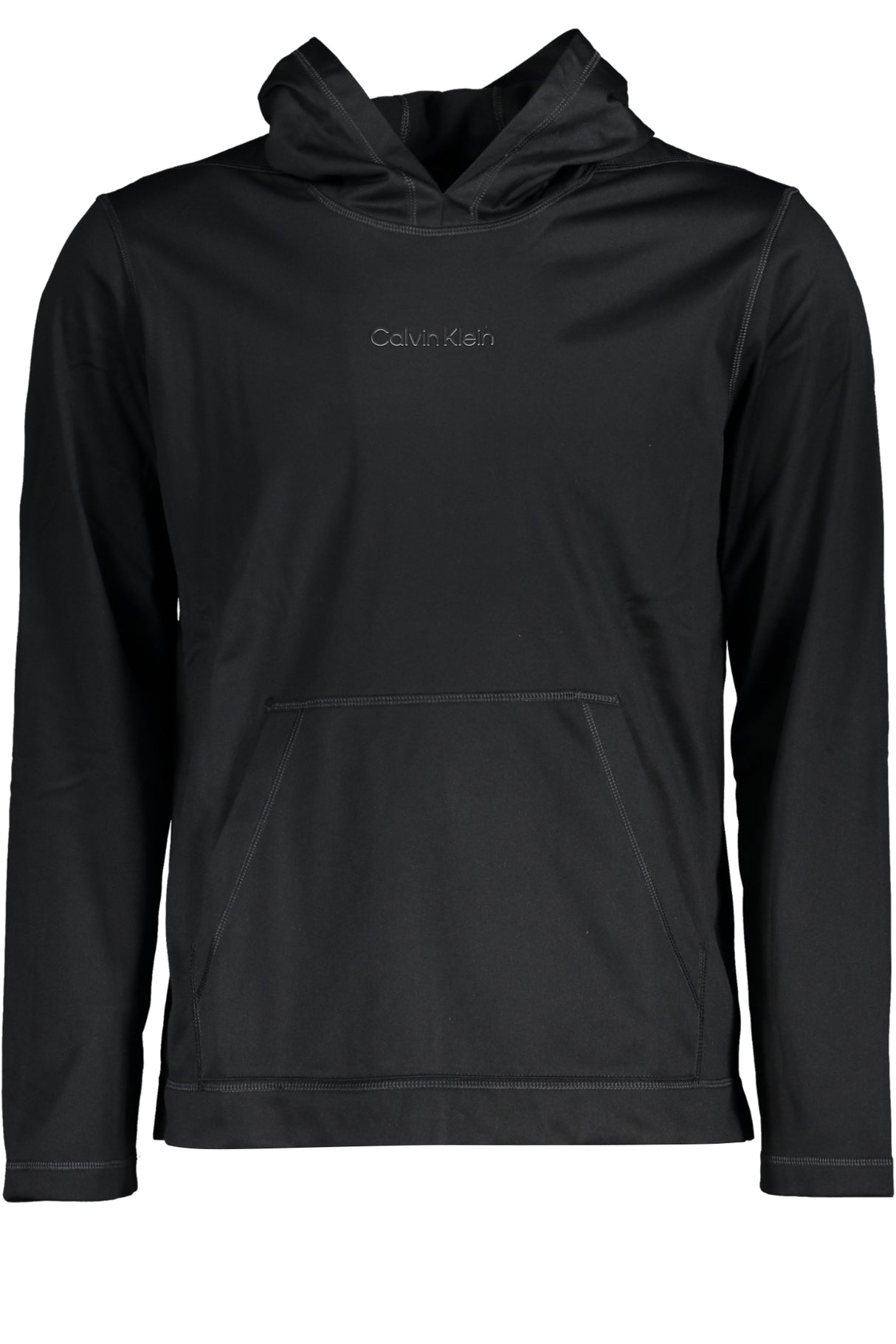 CALVIN KLEIN MEN'S BLACK ZIPLESS SWEATSHIRT