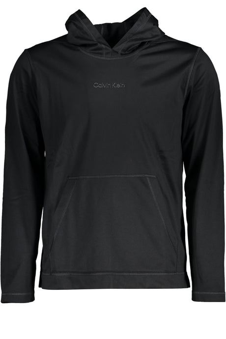 CALVIN KLEIN MEN'S BLACK ZIPLESS SWEATSHIRT