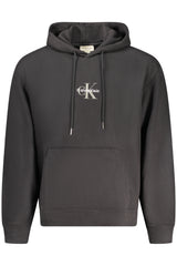 CALVIN KLEIN MEN'S BLACK ZIP-UP SWEATSHIRT
