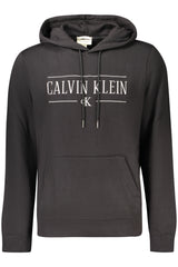 CALVIN KLEIN MEN'S BLACK ZIP-UP SWEATSHIRT