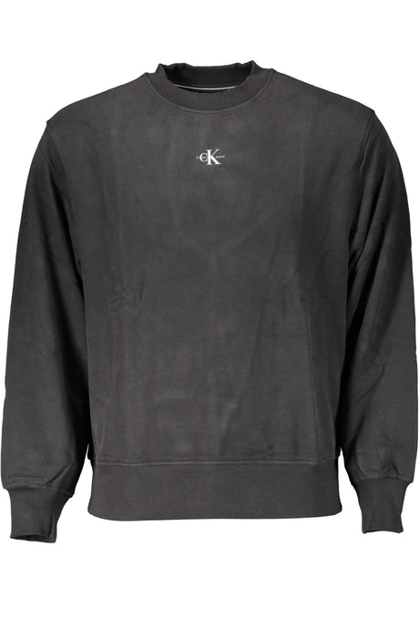 CALVIN KLEIN SWEATSHIRT WITHOUT ZIP BLACK MAN