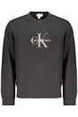 CALVIN KLEIN MEN'S BLACK ZIP-UP SWEATSHIRT