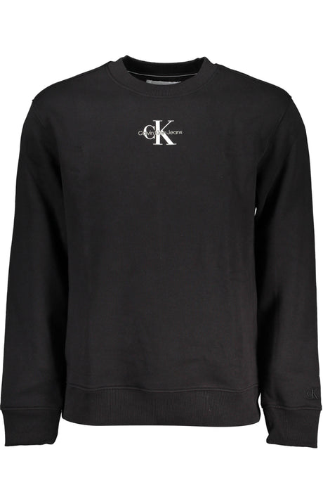 CALVIN KLEIN MEN'S BLACK ZIPLESS SWEATSHIRT