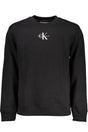 CALVIN KLEIN MEN'S BLACK ZIPLESS SWEATSHIRT