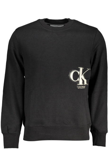 CALVIN KLEIN SWEATSHIRT WITHOUT ZIP BLACK MAN