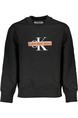 CALVIN KLEIN MEN'S BLACK ZIPLESS SWEATSHIRT