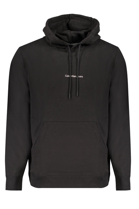 CALVIN KLEIN MEN'S BLACK ZIPLESS SWEATSHIRT