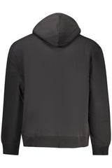 CALVIN KLEIN MEN'S BLACK ZIP-UP SWEATSHIRT