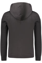 CALVIN KLEIN MEN'S BLACK ZIP-UP SWEATSHIRT