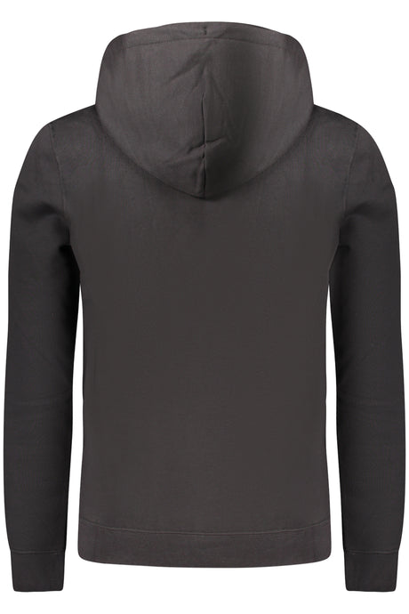 CALVIN KLEIN MEN'S BLACK ZIP-UP SWEATSHIRT