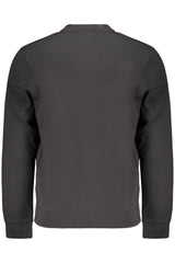 CALVIN KLEIN MEN'S BLACK ZIP-UP SWEATSHIRT