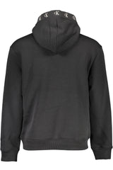 CALVIN KLEIN MEN'S BLACK ZIP-UP SWEATSHIRT