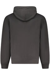 CALVIN KLEIN MEN'S BLACK ZIP-UP SWEATSHIRT