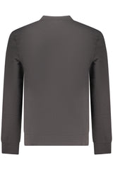 CALVIN KLEIN MEN'S BLACK ZIP-UP SWEATSHIRT